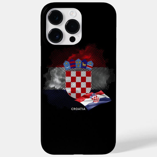 Coques Case-Mate iPhone Drapeau de la Croatie (Verso)