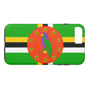 Coque iPhone 8 Plus/7 Plus Drapeau de la Dominique
