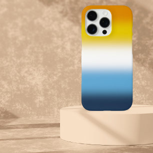Coque iPhone 16 Pro Drapeau de la fierté AroAce Gradient - Drapeau Aro