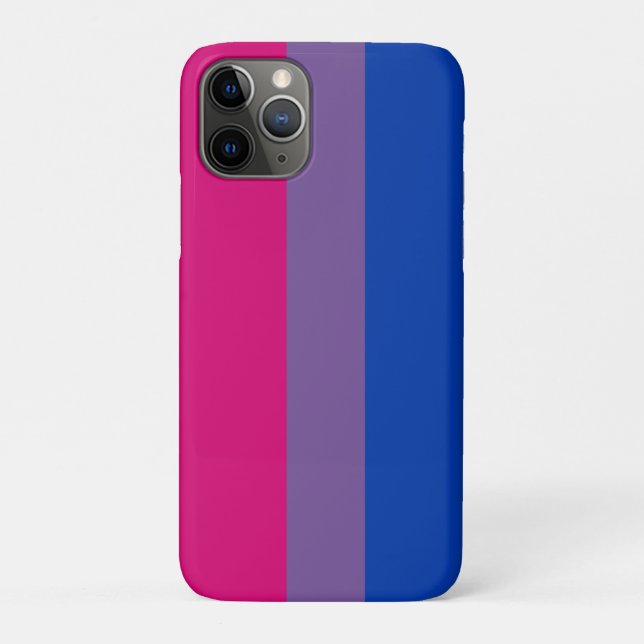 Coques Case-Mate iPhone Drapeau de la fierté bisexuelle (Dos)