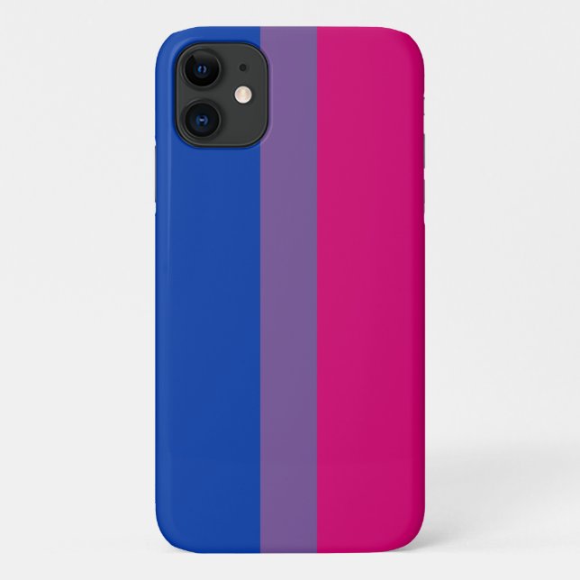Coques Case-Mate iPhone Drapeau de la fierté bisexuelle (Dos)