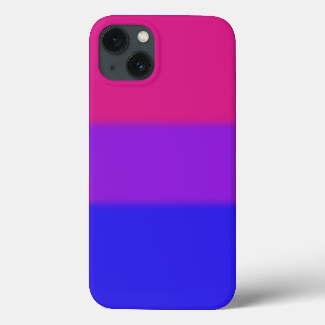 Coques Case-Mate iPhone Drapeau de la fierté bisexuelle tombée (Verso)