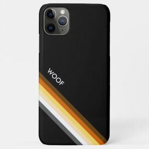 Coques Pour iPhone Drapeau de la fierté de l'ours élégant WOOF