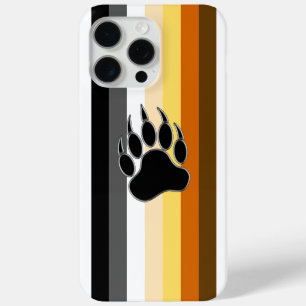 Coque Case-Mate iPhone Drapeau de la fierté des ours gays Patte d'ours