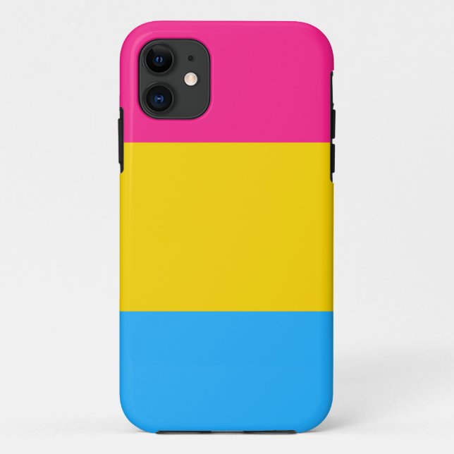 Coques Case-Mate iPhone Drapeau de la fierté Pansexual (Dos)