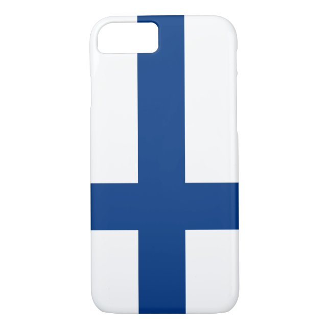 Coques Case-Mate iPhone Drapeau de la Finlande (Dos)