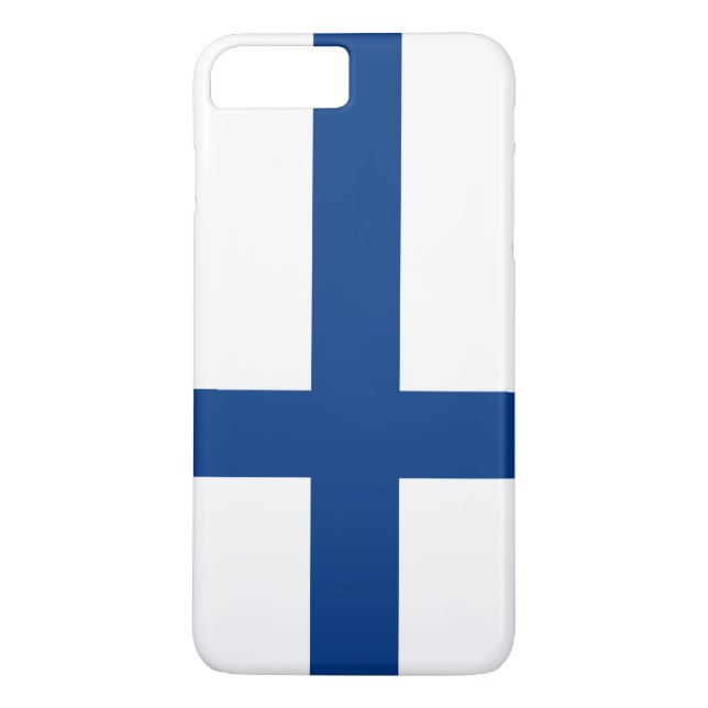 Coques Case-Mate iPhone Drapeau de la Finlande (Dos)