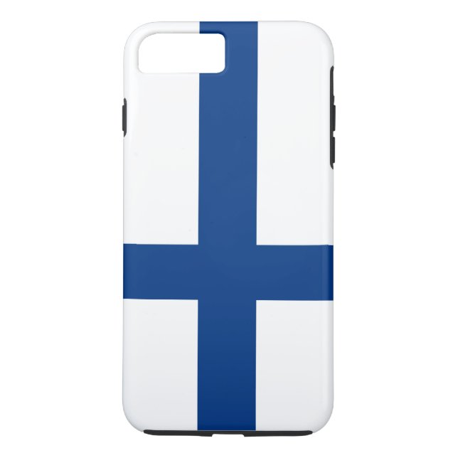 Coques Case-Mate iPhone Drapeau de la Finlande (Dos)