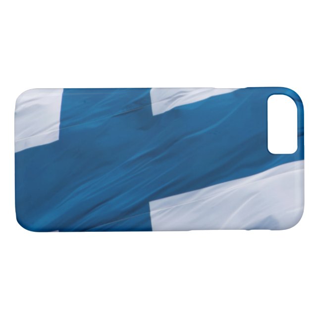 Coques Case-Mate iPhone Drapeau de la Finlande (Dos (Horizontal))