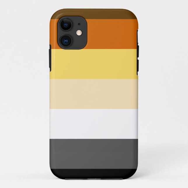 Coques Case-Mate iPhone Drapeau de la Fraternité Gay Bear (Dos)