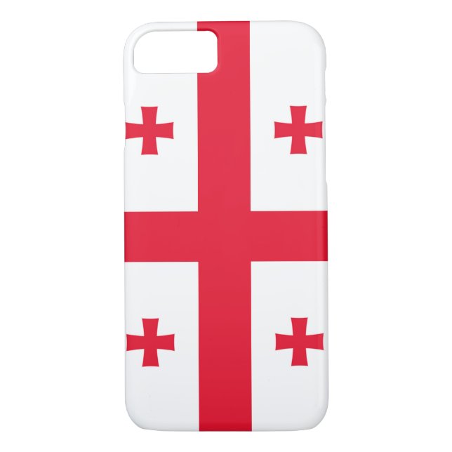 Coques Case-Mate iPhone Drapeau de la Géorgie (Dos)