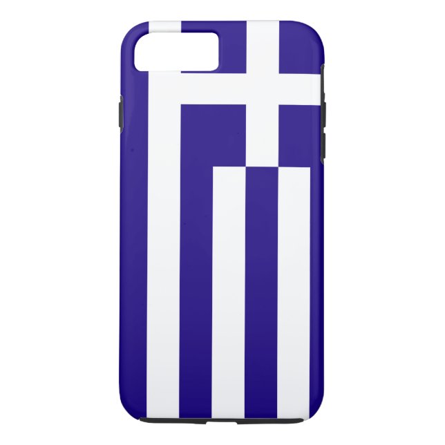 Coques Case-Mate iPhone Drapeau de la Grèce (Dos)