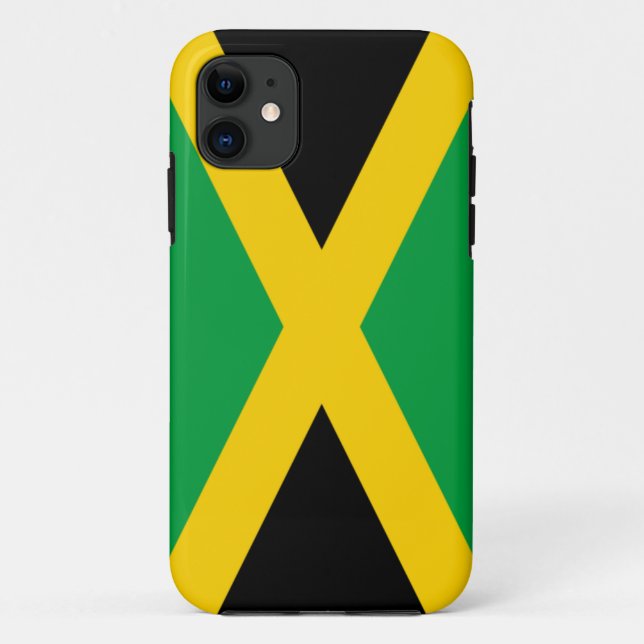 Coques Case-Mate iPhone Drapeau de la Jamaïque (Dos)