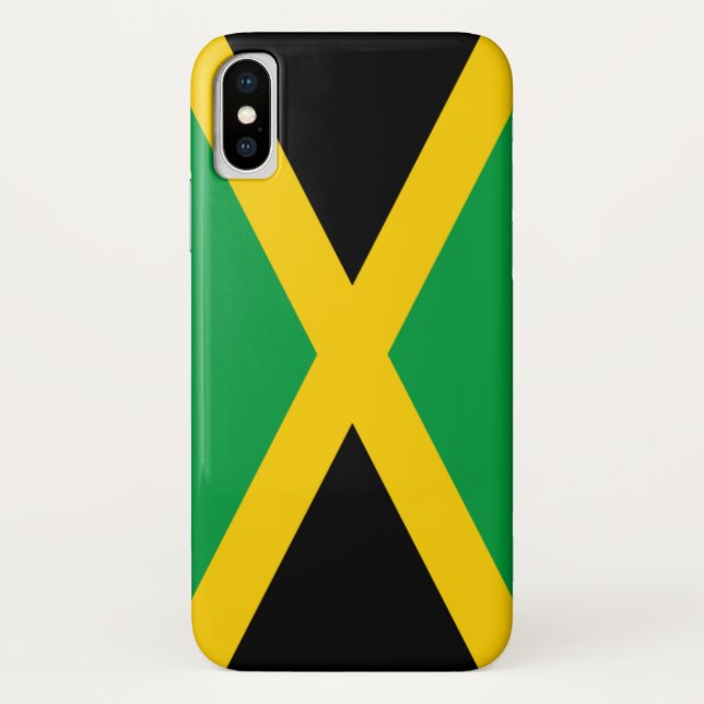 Coques Case-Mate iPhone Drapeau de la Jamaïque (Dos)