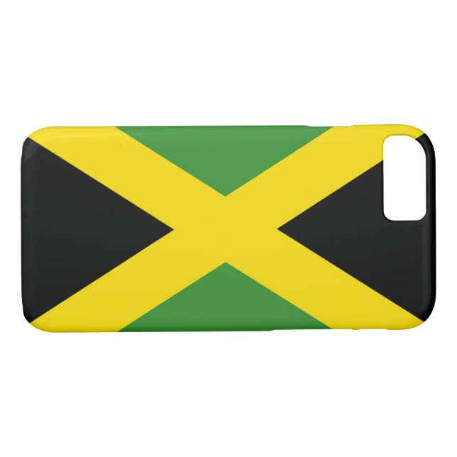 Coques Case-Mate iPhone Drapeau de la Jamaïque (Dos (Horizontal))