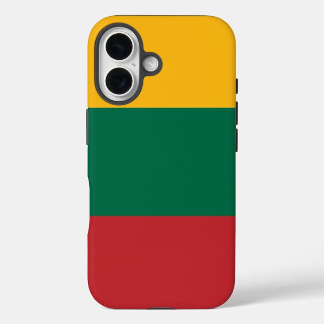 Coques Case-Mate iPhone Drapeau de la Lituanie (Verso)