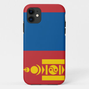 Coque iPhone 11 Drapeau de la Mongolie