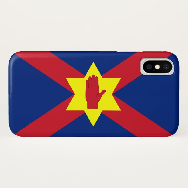 Coques Case-Mate iPhone Drapeau de la nation Ulster (Irlande du Nord) (Dos (Horizontal))