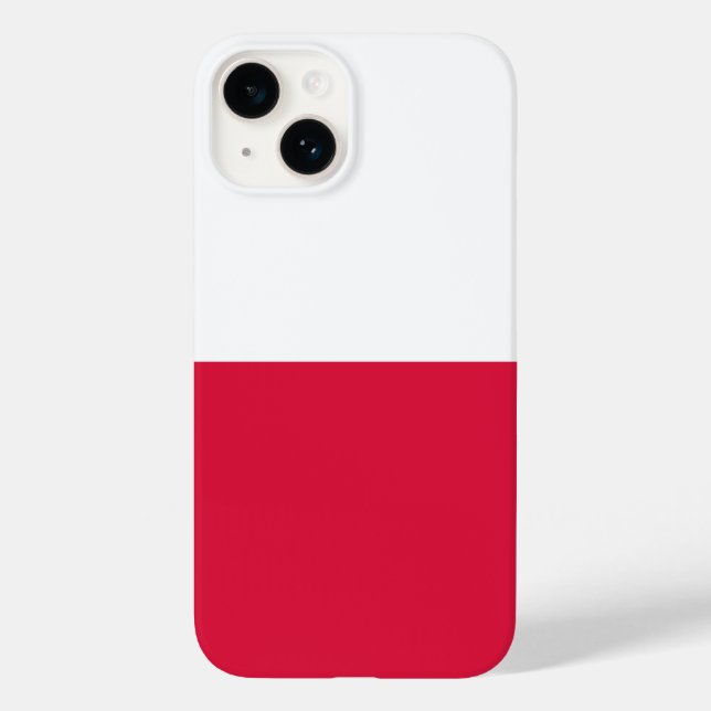 Coques Case-Mate iPhone Drapeau de la Pologne (Verso)