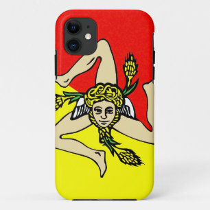 Coque Case-Mate Pour iPhone Drapeau de la région de Sicile Italie sicilia comt