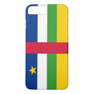 Coque iPhone 7 Plus Drapeau de la République centrafricaine