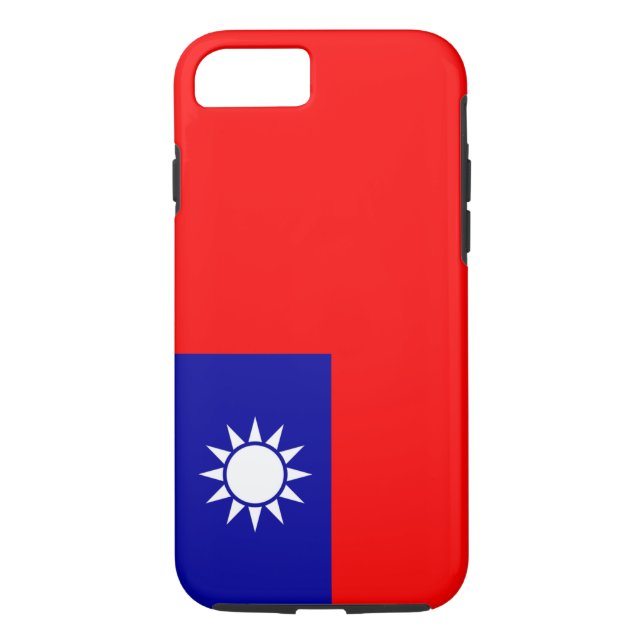 Coques Case-Mate iPhone Drapeau de la République de Chine Taïwan (Dos)