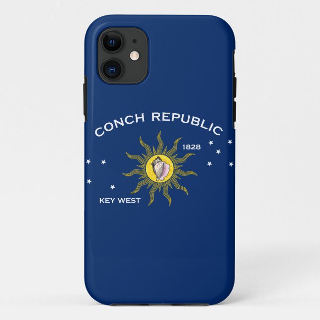 Coques Case-Mate iPhone Drapeau de la République des Conques Key West Flor (Dos)