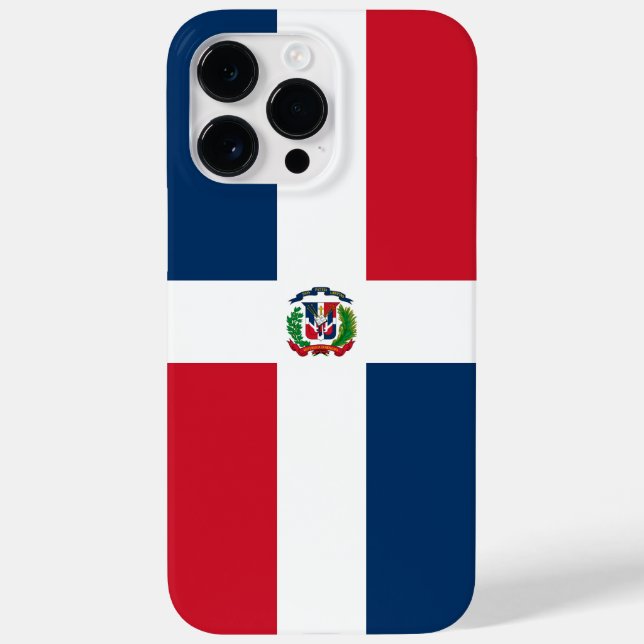 Coques Case-Mate iPhone Drapeau de la République Dominicaine (Verso)