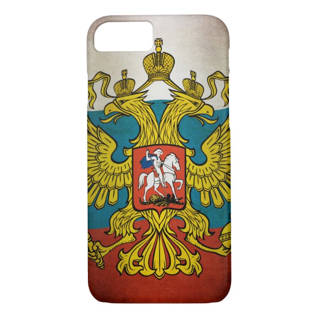Coques Case-Mate iPhone Drapeau de la Russie (Dos)