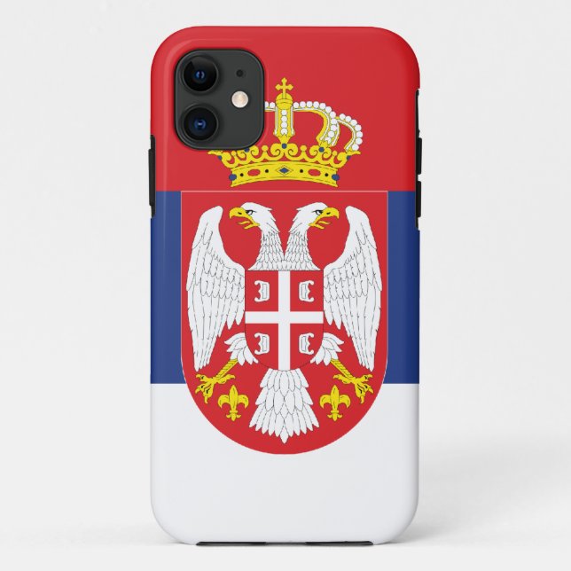 Coques Case-Mate iPhone Drapeau de la Serbie (Dos)