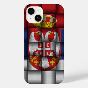 Coque Pour iPhone 14 Drapeau de la Serbie