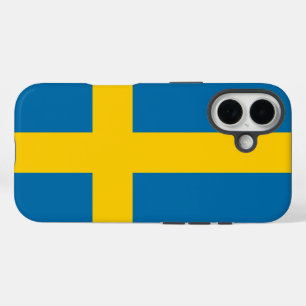 Coque Pour iPhone 16 Drapeau de la Suède