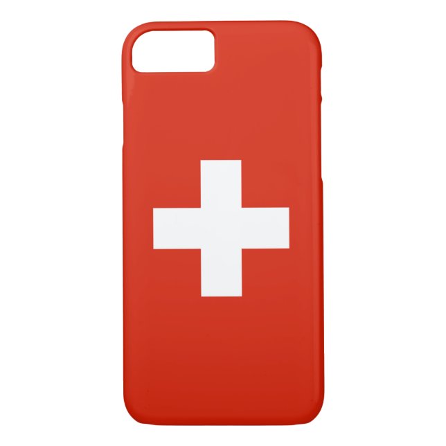 Coques Case-Mate iPhone Drapeau de la Suisse (Dos)