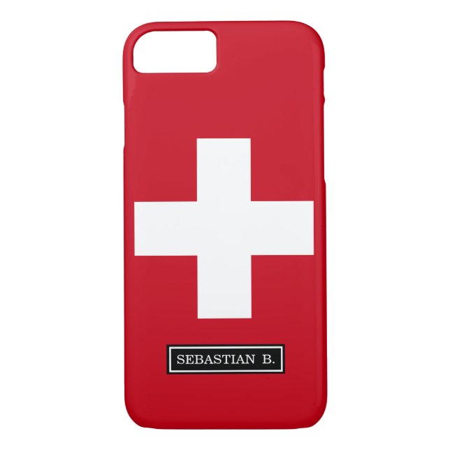 Coques Case-Mate iPhone Drapeau de la Suisse (Dos)