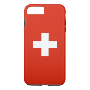 Coque iPhone 8 Plus/7 Plus Drapeau de la Suisse