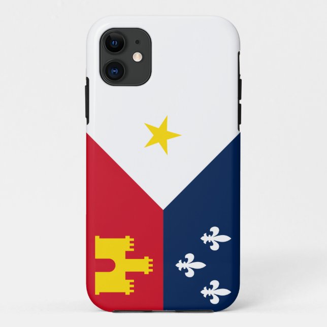 Coques Case-Mate iPhone Drapeau de l'Acadiana (Dos)