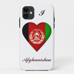 Coque iPhone 11 Drapeau de l'Afghanistan