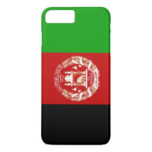 Coque iPhone 7 Plus Drapeau de l'Afghanistan