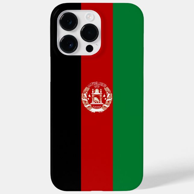 Coques Case-Mate iPhone Drapeau de l'Afghanistan (Verso)