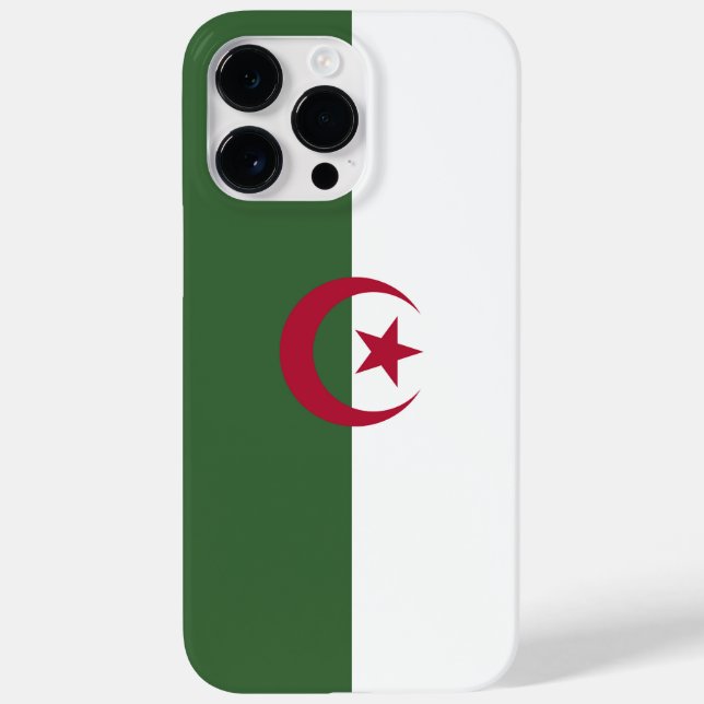 Coques Case-Mate iPhone Drapeau de l'Algérie (Verso)