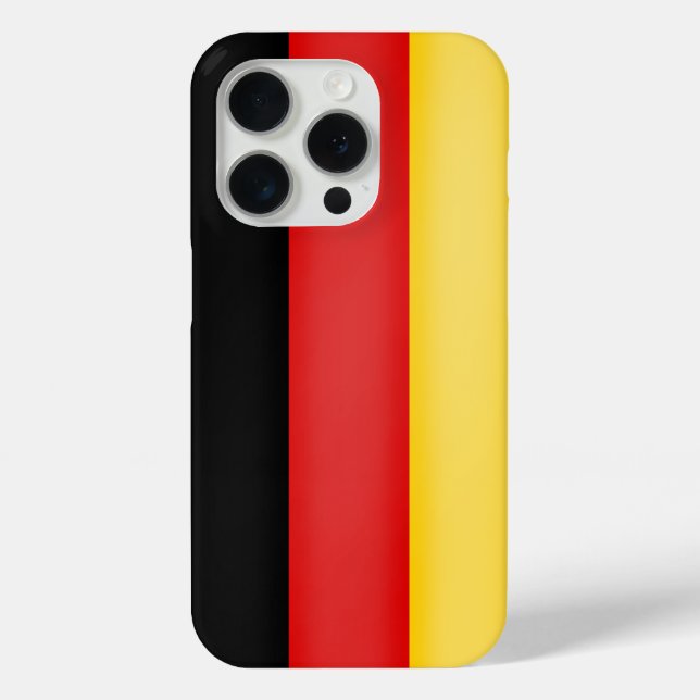 Coques Case-Mate iPhone Drapeau de l'Allemagne Schwarz Rot Gold Couleurs p (Verso)
