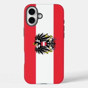 Coque Pour iPhone 16 Plus Drapeau de l'Autriche / Drapeau autrichien