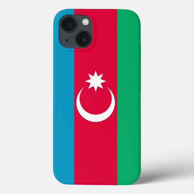 Coques Case-Mate iPhone Drapeau de l'Azerbaïdjan (Verso)