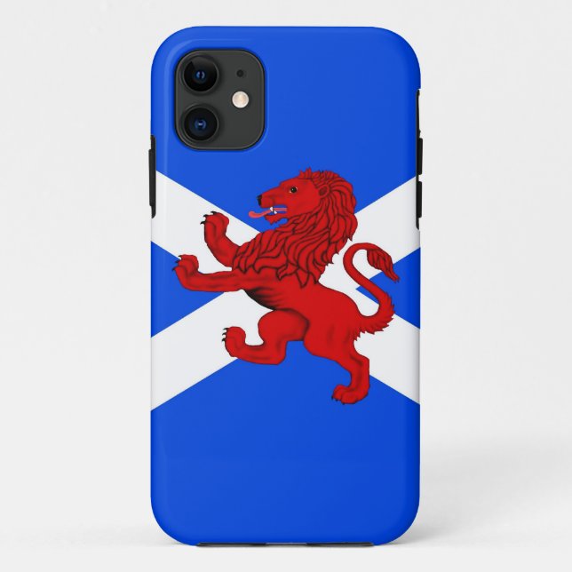 Coques Case-Mate iPhone Drapeau de l'Écosse, lion rampant écossais (Dos)