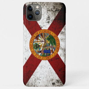 Case-Mate iPhone Case Drapeau de l'État de Floride de Black Grunge
