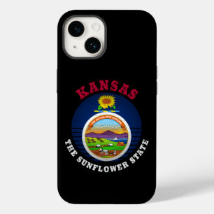 COQUE Case-Mate iPhone DRAPEAU DE L'ÉTAT DE KANSAS SUNLOWER