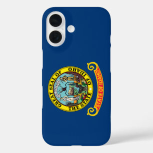 Coque Pour iPhone 16 Drapeau de l'Idaho