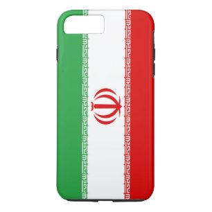 Coque iPhone 8 Plus/7 Plus Drapeau de l'Iran