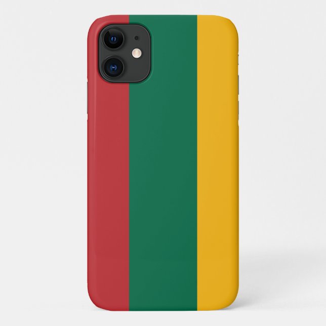 Coques Case-Mate iPhone Drapeau de Lituanie (Dos)