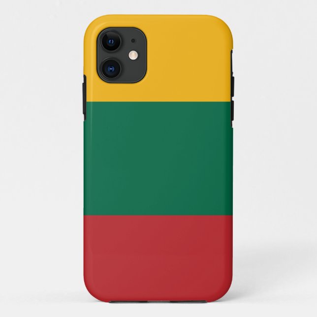 Coques Case-Mate iPhone Drapeau de Lituanie (Dos)